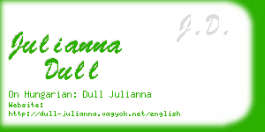 julianna dull business card